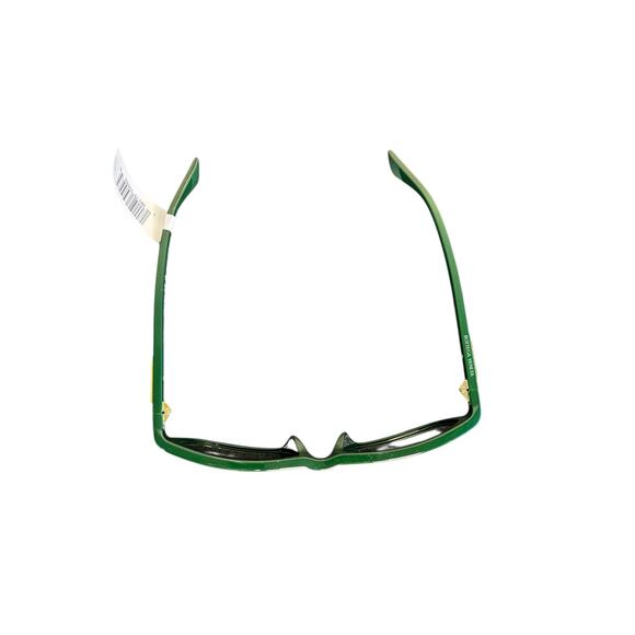 Bottega Veneta NWT BV1328SA Green and Gold Rectangular Sunglasses - Picture 3 of 10